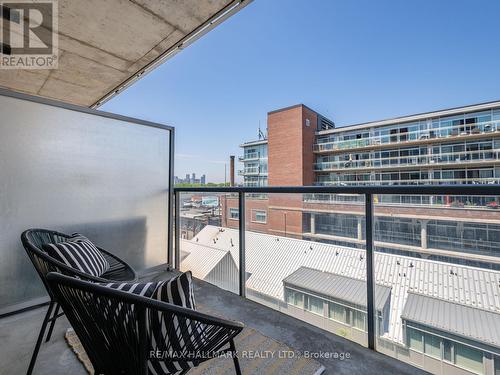 601 - 201 Carlaw Avenue, Toronto (South Riverdale), ON - Outdoor With Balcony