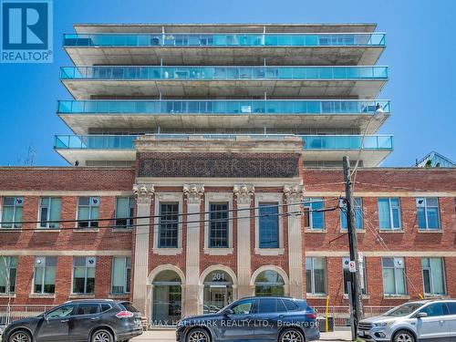 601 - 201 Carlaw Avenue, Toronto (South Riverdale), ON - Outdoor With Balcony With Facade