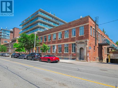 601 - 201 Carlaw Avenue, Toronto (South Riverdale), ON - Outdoor With Facade