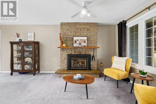 57 Freeman Drive, Port Hope, ON - Indoor Photo Showing Living Room With Fireplace