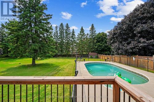 57 Freeman Drive, Port Hope, ON - Outdoor With In Ground Pool With Deck Patio Veranda With Backyard