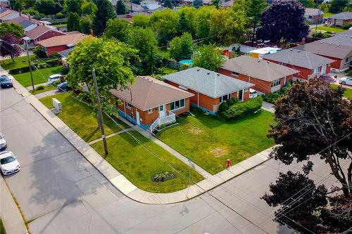 From the air Welbourn and Hoover Cres - 44 Welbourn Drive, Hamilton, ON - Outdoor With View