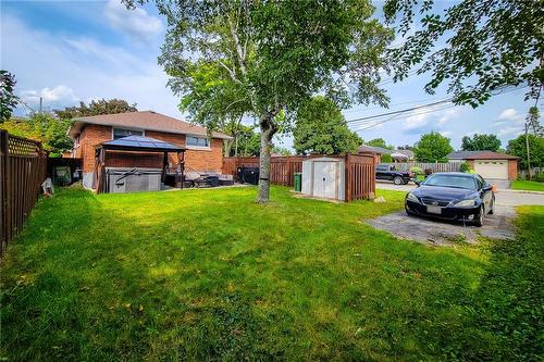 Backyard and parking - 44 Welbourn Drive, Hamilton, ON - Outdoor