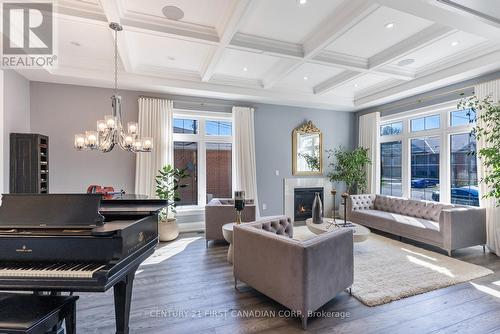 48 Goodman Crescent, Vaughan (Maple), ON - Indoor With Fireplace