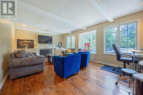 69 Shavian Boulevard, London, ON - Indoor Photo Showing Living Room With Fireplace