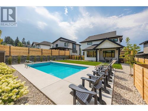 4271 Russo Street, Kelowna, BC - Outdoor With In Ground Pool With Backyard