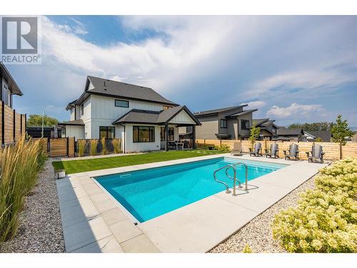 4271 Russo Street, Kelowna, BC - Outdoor With In Ground Pool With Backyard