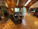 1980 Snowball Creek Road, Grand Forks, BC  - Indoor Photo Showing Living Room With Fireplace 