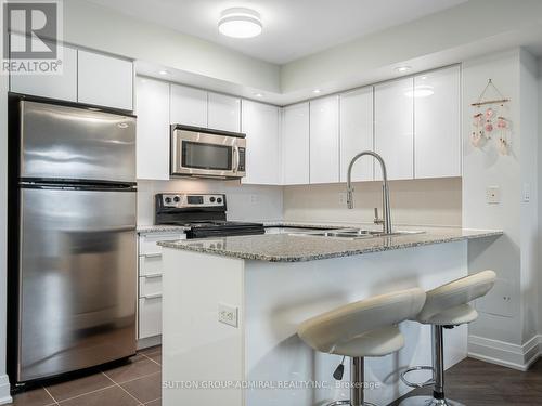 1201 - 1060 Sheppard Avenue W, Toronto (York University Heights), ON - Indoor Photo Showing Kitchen With Stainless Steel Kitchen With Upgraded Kitchen