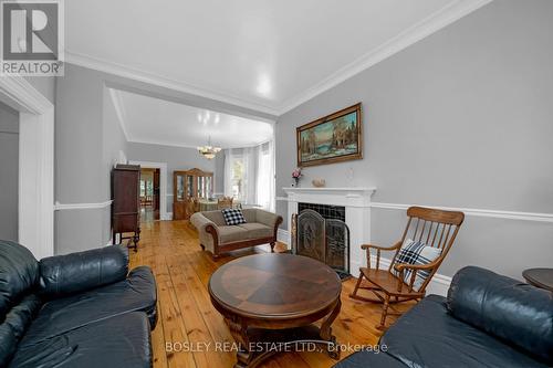 135 Webb Street, Minto (Harriston), ON - Indoor Photo Showing Living Room With Fireplace