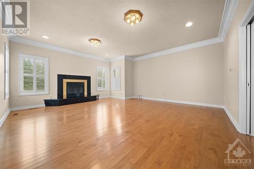 1072 Bravar Drive, Ottawa, ON - Indoor Photo Showing Living Room With Fireplace