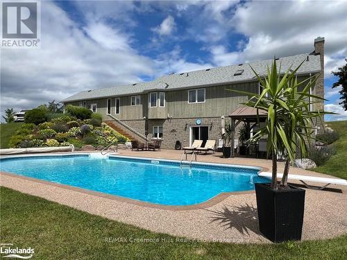 2332 Centre Line, Clearview, ON - Outdoor With In Ground Pool With Backyard