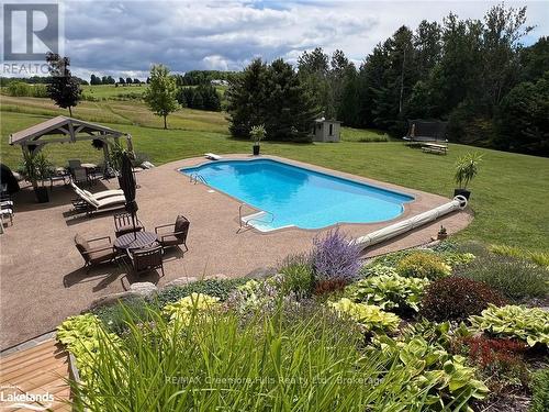 2332 Centre Line, Clearview, ON - Outdoor With In Ground Pool With Backyard