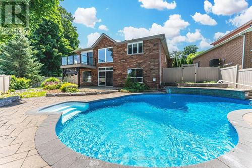 36 Glen Oak Court, Barrie (Little Lake), ON - Outdoor With In Ground Pool With Deck Patio Veranda With Backyard