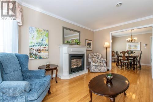 91 Halley Drive, St. John'S, NL - Indoor Photo Showing Living Room With Fireplace