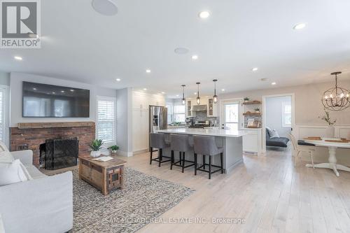 100 Rutledge Road, Mississauga (Streetsville), ON - Indoor Photo Showing Other Room With Fireplace