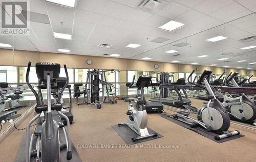 1605 - 339 Rathburn Road W, Mississauga (City Centre), ON - Indoor Photo Showing Gym Room