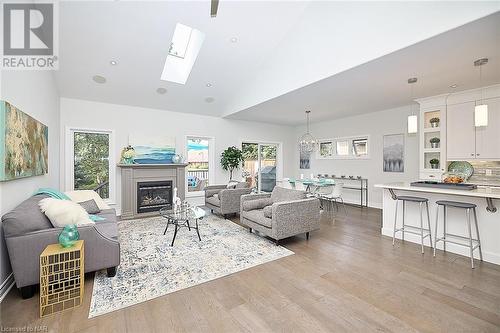 12 Cobblestone Drive, St. Davids, ON - Indoor Photo Showing Living Room With Fireplace