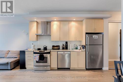 1621 - 165 Legion Road, Toronto (Mimico), ON - Indoor Photo Showing Kitchen With Stainless Steel Kitchen