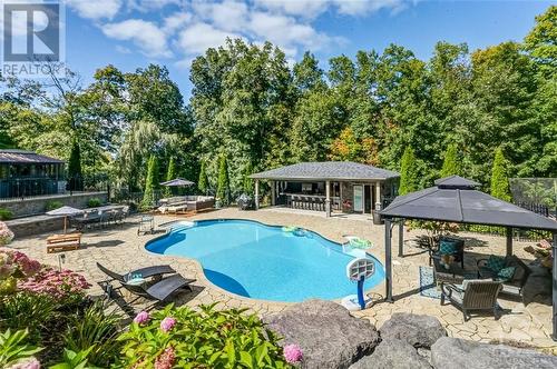 1271 Georges Vanier Drive, Ottawa, ON - Outdoor With In Ground Pool With Backyard