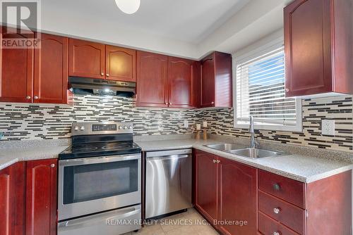 22 Tanasi Road, Brampton (Credit Valley), ON - Indoor Photo Showing Kitchen With Double Sink