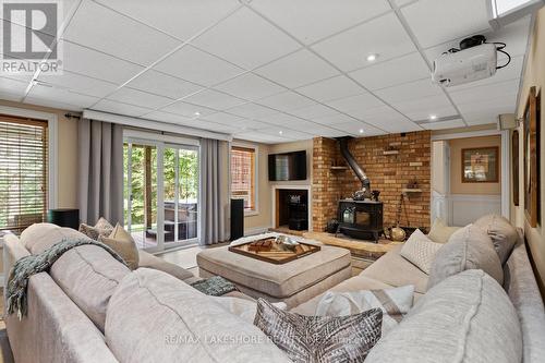 7470 Bamsey Drive, Hamilton Township (Bewdley), ON - Indoor Photo Showing Living Room With Fireplace