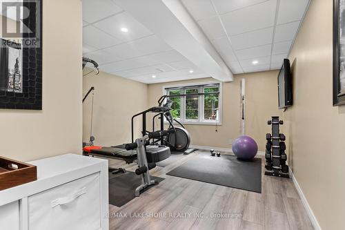 7470 Bamsey Drive, Hamilton Township (Bewdley), ON - Indoor Photo Showing Gym Room