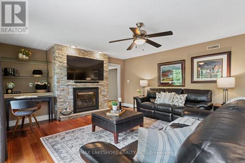 7470 Bamsey Drive, Hamilton Township (Bewdley), ON - Indoor Photo Showing Living Room With Fireplace