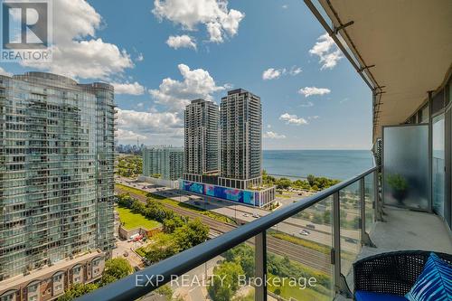 1913 - 103 The Queensway, Toronto (High Park-Swansea), ON - Outdoor With Body Of Water With Balcony With View