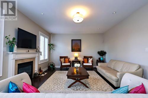 53 Pathway Drive, Brampton (Credit Valley), ON - Indoor Photo Showing Living Room With Fireplace