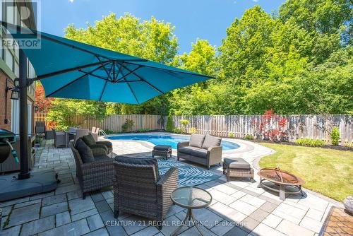 1071 Rockcliffe Court, Oakville (Glen Abbey), ON - Outdoor With In Ground Pool With Deck Patio Veranda