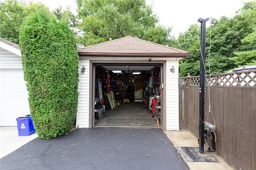 Seperate Garage and Workshop with Trailer lift - 233 Coronation Avenue, Hamilton, ON - Outdoor