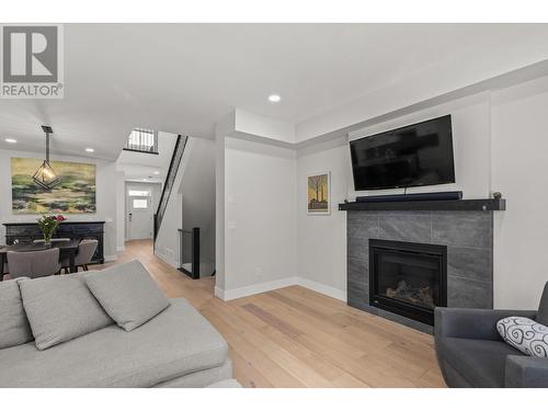 3026 Riesling Place, West Kelowna, BC - Indoor Photo Showing Living Room With Fireplace