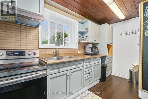 132 Old Hastings Road, Trent Hills (Warkworth), ON - Indoor Photo Showing Kitchen With Double Sink