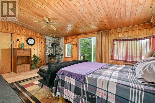 132 Old Hastings Road, Trent Hills (Warkworth), ON - Indoor Photo Showing Bedroom With Fireplace