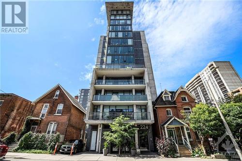 224 Lyon Street Unit#1314, Ottawa, ON - Outdoor With Balcony With Facade