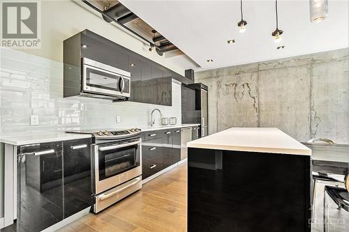 224 Lyon Street Unit#1314, Ottawa, ON - Indoor Photo Showing Kitchen With Stainless Steel Kitchen With Upgraded Kitchen