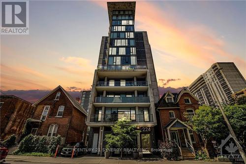 1314 - 224 Lyon Street, Ottawa, ON - Outdoor With Balcony With Facade