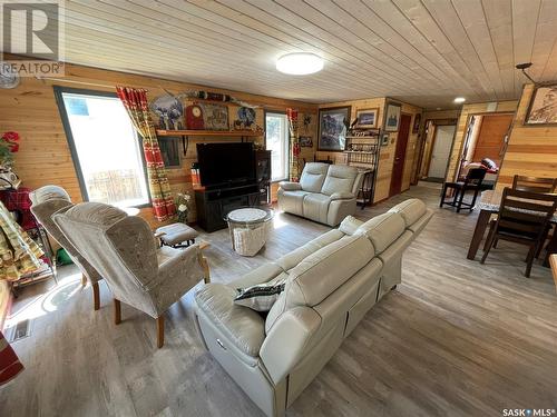 505 2Nd Avenue N, Loon Lake, SK - Indoor Photo Showing Living Room With Fireplace