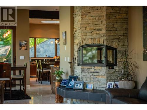 59 Johnstone  Road, Nelson, BC - Indoor Photo Showing Living Room With Fireplace