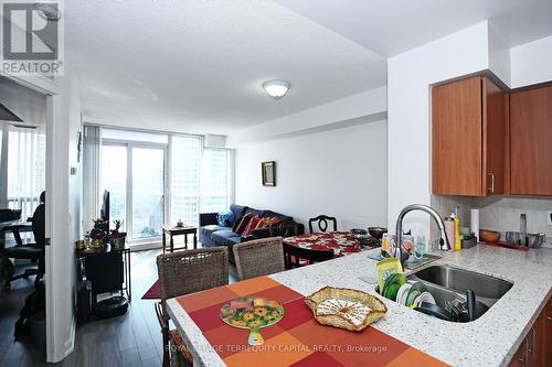 2002 - 4978 Yonge Street, Toronto (Lansing-Westgate), ON - Indoor Photo Showing Kitchen With Double Sink