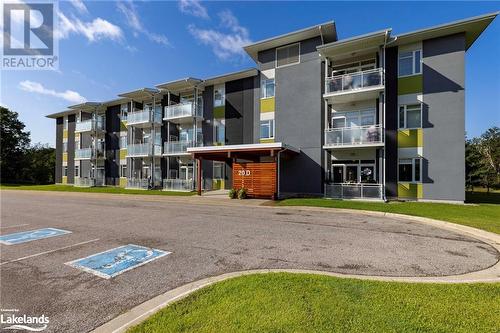 20D Silver Birch Court Unit# 202, Parry Sound, ON - Outdoor With Balcony With Facade