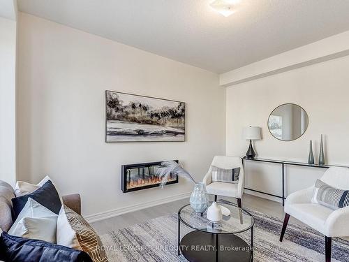 2662 Delphinium Tr, Pickering, ON - Indoor Photo Showing Living Room With Fireplace