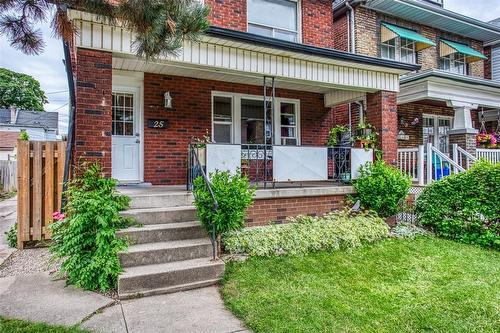 25 Chestnut Avenue, Hamilton, ON - Outdoor With Deck Patio Veranda With Facade