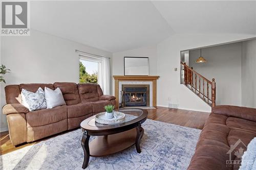 16 Burlington Crescent, Ottawa, ON - Indoor Photo Showing Living Room With Fireplace