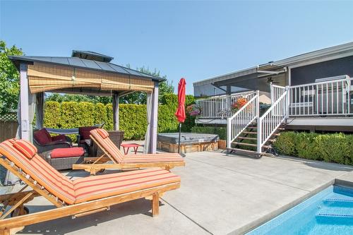 890 Dougall Road, Kelowna, BC - Outdoor With In Ground Pool With Deck Patio Veranda With Exterior