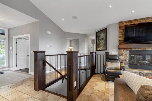 6032 Lynx Drive, Vernon, BC - Indoor Photo Showing Other Room With Fireplace