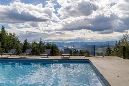 6032 Lynx Drive, Vernon, BC - Outdoor With In Ground Pool With View