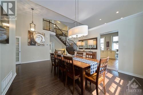 Dining room - 132 Palfrey Way, Stittsville, ON - Indoor Photo Showing Dining Room