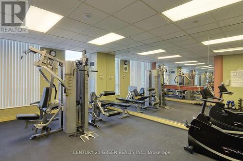 1702 - 2545 Erin Centre Boulevard, Mississauga (Central Erin Mills), ON - Indoor Photo Showing Gym Room